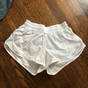 Lululemon White Running shorts